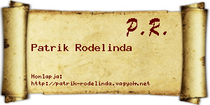 Patrik Rodelinda névjegykártya